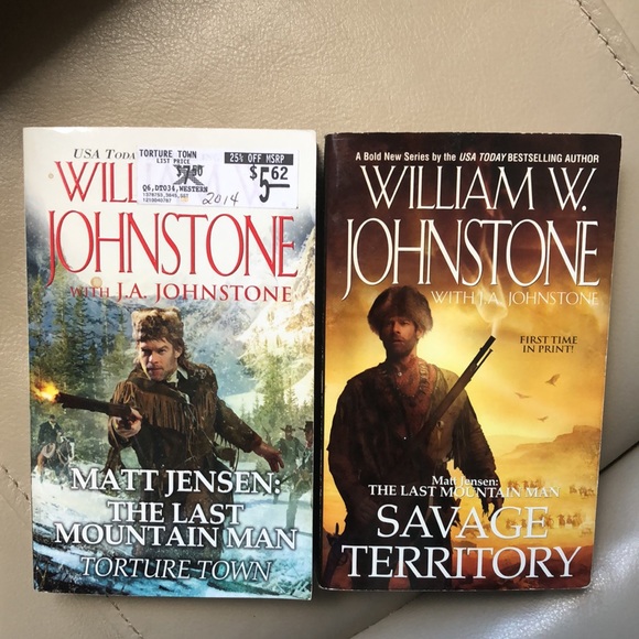 4 Johnstone western paperback books - Picture 4 of 9